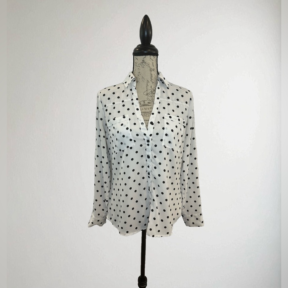 Express Polka Dot Portofino Shirt